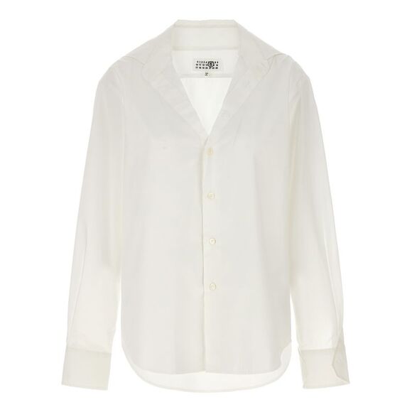Mm6 Maison Margiela Women V-Neck Shirt